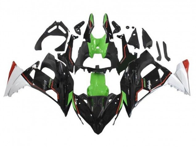 Purchase 2017-2019 Green Black White Red Kawasaki Ninja 650 EX650 Motorcycle Fairings UK