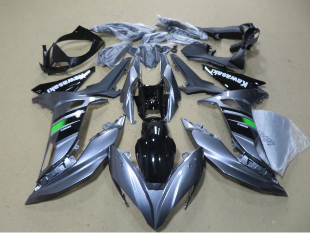 Purchase 2017-2019 Glossy Grey Green Black White Kawasaki Ninja 650 EX650 Motorcycle Fairings UK