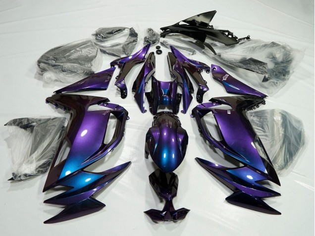 Purchase 2020-2024 Chameleon Purple Blue Ninja 650 EX650 Motorcycle Fairings UK Purchase 2020-2024 Chameleon Purple Blue Ninja 650 EX650 Motorcycle Fairings UK