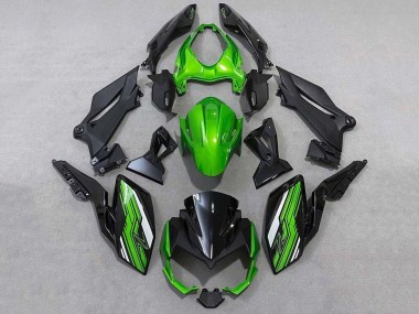 Purchase 2018-2024 Green Black White Kawasaki Z400 Motorcycle Fairings UK