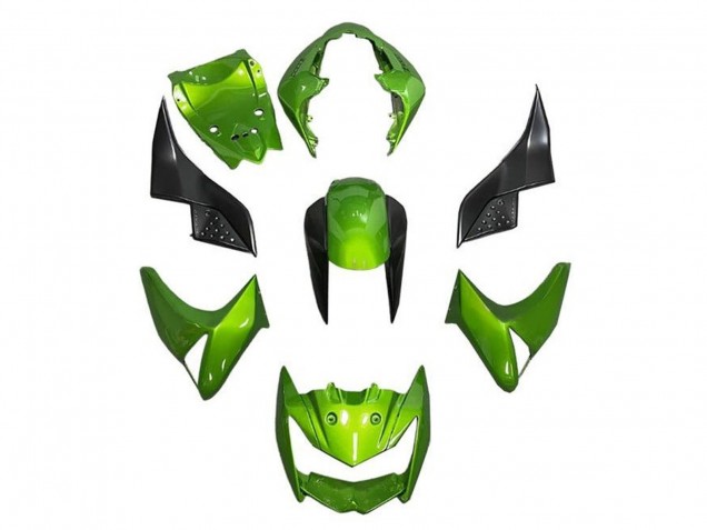 Purchase 2007-2009 Green Black Kawasaki Z1000 Motorcycle Fairings UK