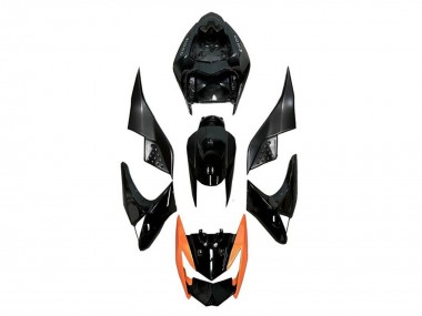 Purchase 2007-2009 Glossy Black Orange Kawasaki Z1000 Motorcycle Fairings UK