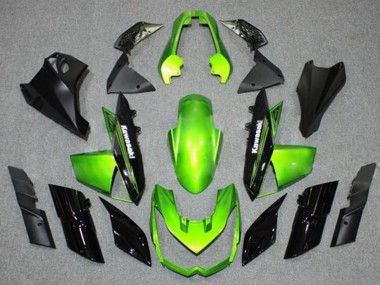 Purchase 2010-2013 Green Black Kawasaki Z1000 Motorcycle Fairings UK