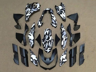 Purchase 2010-2013 Black Grey White Camouflage Kawasaki Z1000 Motorcycle Fairings UK