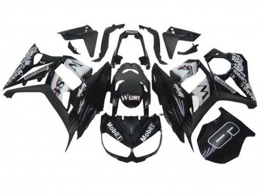 Purchase 2010-2016 Black White West Kawasaki Z1000SX Motorcycle Fairings UK