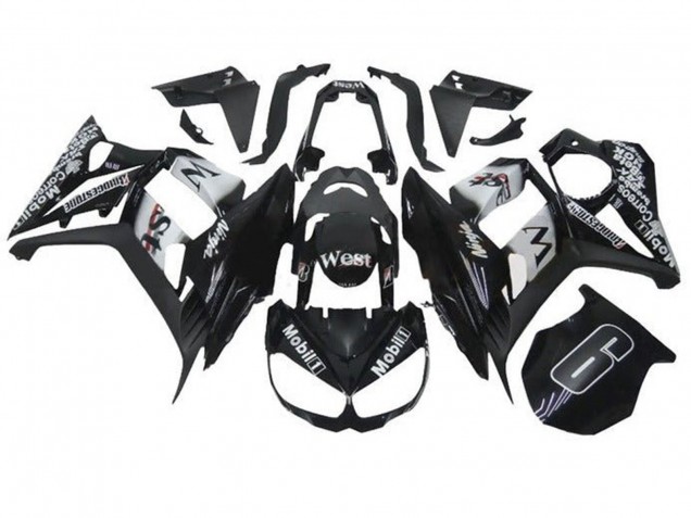Purchase 2010-2016 Black White West Kawasaki Z1000SX Motorcycle Fairings UK Purchase 2010-2016 Black White West Kawasaki Z1000SX Motorcycle Fairings UK