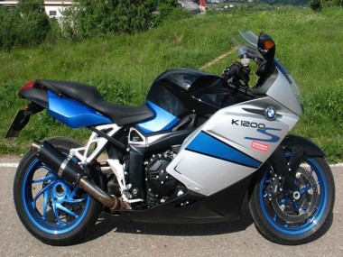 Purchase 2005-2010 Silver Blue BMW K1200S Motorcycle Fairings UK