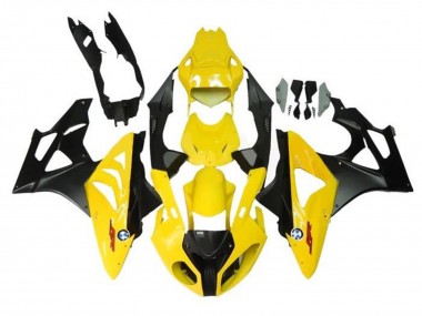 Purchase 2009-2014 Yellow Matte Black BMW S1000RR Motorcycle Fairings UK