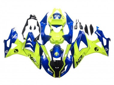 Purchase 2009-2014 Blue Yellow HP BMW S1000RR Motorcycle Fairings UK