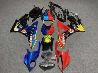 Purchase 2009-2014 Blue Red Yellow Black Shark BMW S1000RR Motorcycle Fairings UK