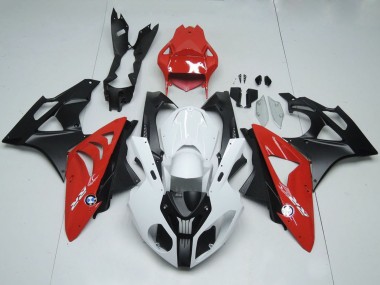 Purchase 2009-2014 White Red Matte Black BMW S1000RR Motorcycle Fairings UK