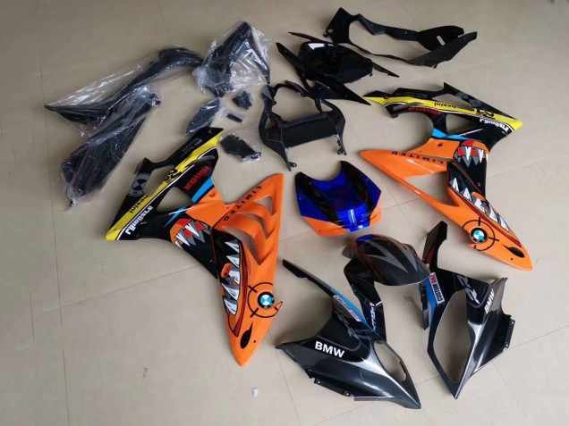 Purchase 2009-2014 Yellow Blue Orange Black Shark BMW S1000RR Motorcycle Fairings UK