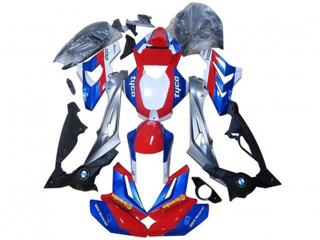 Purchase 2015-2016 Silver Red Blue Black BMW S1000RR Motorcycle Fairings UK