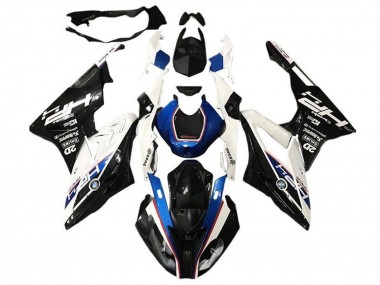Purchase 2015-2016 White Blue Glossy Black HP BMW S1000RR Motorcycle Fairings UK
