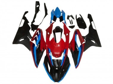 Purchase 2015-2016 Red Blue Black Stripe BMW S1000RR Motorcycle Fairings UK