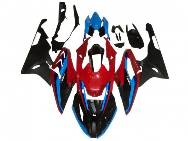 Purchase 2015-2016 Red Blue Black Stripe BMW S1000RR Motorcycle Fairings UK