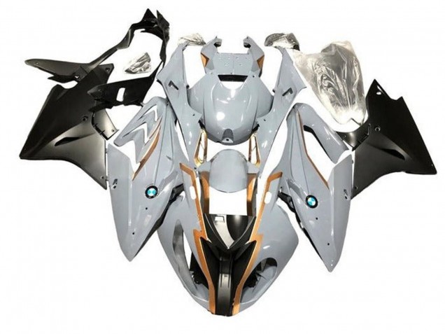 Purchase 2015-2016 Nardo Grey Gold Matte Black BMW S1000RR Motorcycle Fairings UK