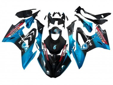 Purchase 2017-2018 Matte Blue Matte Black Petronas BMW S1000RR Motorcycle Fairings UK