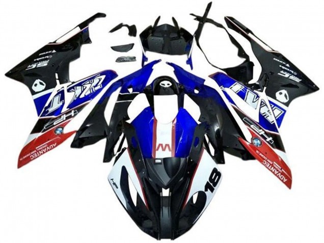 Purchase 2017-2018 Matte Black Blue White Red BMW S1000RR Motorcycle Fairings UK