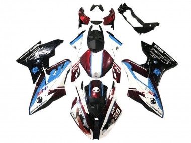 Purchase 2017-2018 Dark Red White Blue Black BMW S1000RR Motorcycle Fairings UK