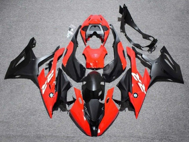 Purchase 2019-2022 Red White Matte Black BMW S1000RR Motorcycle Fairing UK