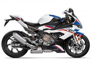 Purchase 2019-2022 White Blue Red Stripe BMW S1000RR Motorcycle Fairings UK