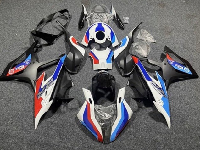 Purchase 2019-2022 White Blue Matte Black Red BMW S1000RR Motorcycle Fairings UK