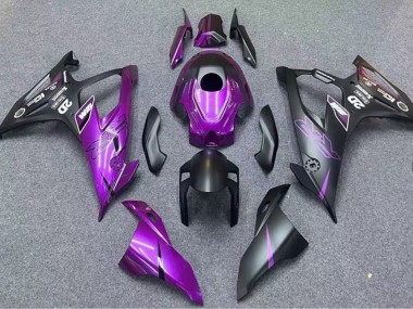 Purchase 2019-2022 Matte Black Purple BMW S1000RR Motorcycle Fairings UK