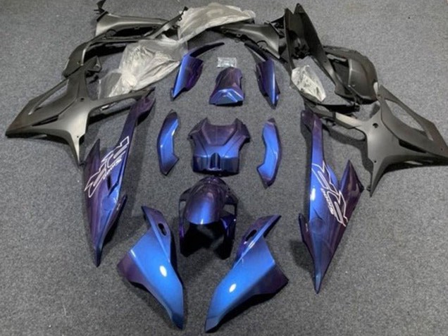 Purchase 2019-2022 Blue Matte Black BMW S1000RR Motorcycle Fairings UK