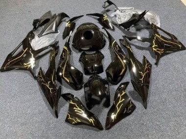 Purchase 2019-2022 Black Gold BMW S1000RR Motorcycle Fairings UK