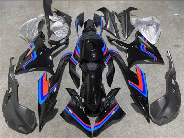 Purchase 2019-2022 Black Double Blue Red BMW S1000RR Motorcycle Fairings UK