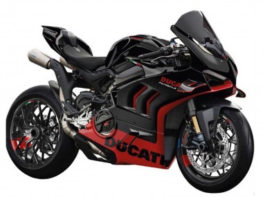 Purchase 2022-2024 Black Red Ducati Panigale V4 V4S Motorcycle Fairings UK
