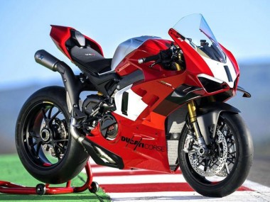 Purchase 2022-2024 Red Silver White Black Ducati Panigale V4 V4S Motorcycle Fairings UK