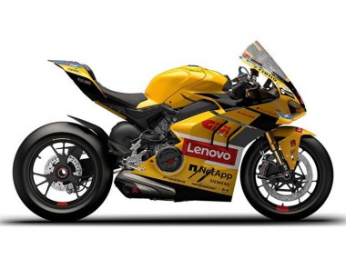 Purchase 2022-2024 Yellow Red Lenovo Ducati Panigale V4 V4S Motorcycle Fairings UK