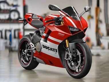 Purchase 2018-2019 Red White Stripe Ducati Panigale V4 V4S Motorcycle Fairings UK