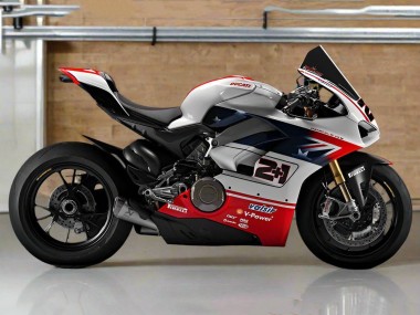 Purchase 2018-2019 White Red Blue Ducati Panigale V4 V4S Motorcycle Fairings UK