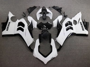 Purchase 2020-2021 Glossy White Glossy Black Ducati Panigale V4 V4S Motorcycle Fairings UK
