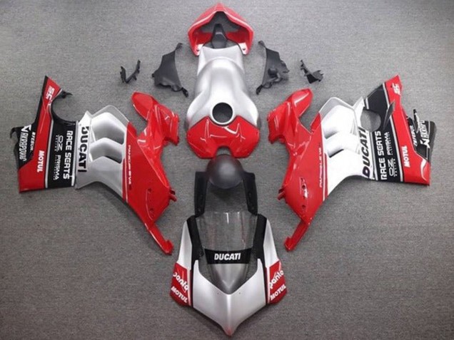 Purchase 2020-2021 Silver Red Black Ducati Panigale V4 V4S Motorcycle Fairings UK Purchase 2020-2021 Silver Red Black Ducati Panigale V4 V4S Motorcycle Fairings UK