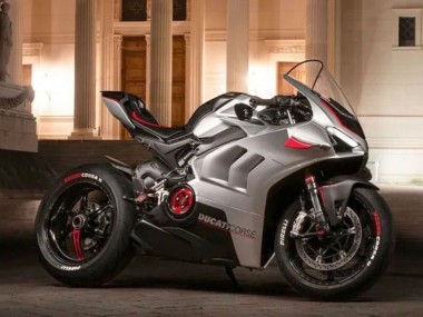 Purchase 2020-2021 Silver Black Red Ducati Panigale V4 V4S Motorcycle Fairings UK