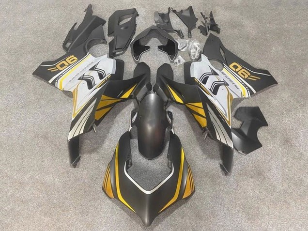 Purchase 2020-2021 Matte Black Gold White Ducati Panigale V4 V4S Motorcycle Fairings UK Purchase 2020-2021 Matte Black Gold White Ducati Panigale V4 V4S Motorcycle Fairings UK