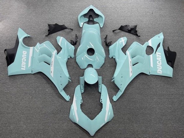 Purchase 2020-2021 Light Blue White Ducati Panigale V4 V4S Motorcycle Fairings UK Purchase 2020-2021 Light Blue White Ducati Panigale V4 V4S Motorcycle Fairings UK