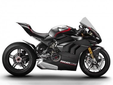 Purchase 2020-2021 Glossy Black Silver Red Ducati Panigale V4 V4S Motorcycle Fairings UK
