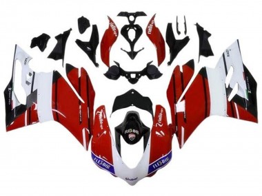 Purchase 2015-2020 Red White Blue Black Stripe Ducati Ducati 959/1299 Motorcycle Fairings UK