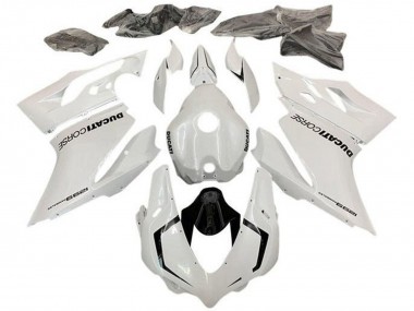 Purchase 2015-2020 Pearl White Black Ducati Ducati 959/1299 Motorcycle Fairings UK