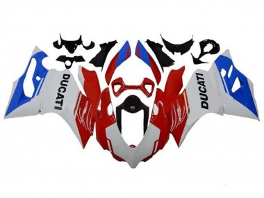 Purchase 2011-2014 White Red Blue Ducati Panigale 1199 Motorcycle Fairings UK