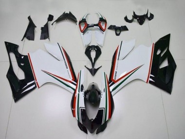 Purchase 2011-2014 White Red Green Glossy Black Ducati Panigale 1199 Motorcycle Fairings UK