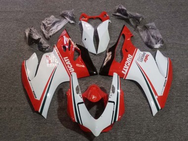 Purchase 2011-2014 White Red Green Glossy Black Corse Ducati Panigale 1199 Motorcycle Fairings UK