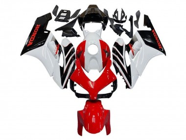 Purchase 2004-2005 White Red Glossy Black Stripe Honda CBR1000RR Motorcycle Fairing UK