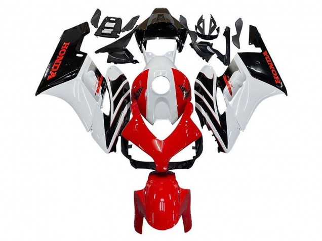 Purchase 2004-2005 White Red Glossy Black Stripe Honda CBR1000RR Motorcycle Fairing UK
