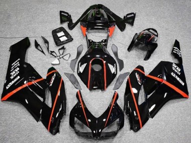 Purchase 2004-2005 Glossy Black Red Stripe Honda CBR1000RR Motorcycle Fairings UK